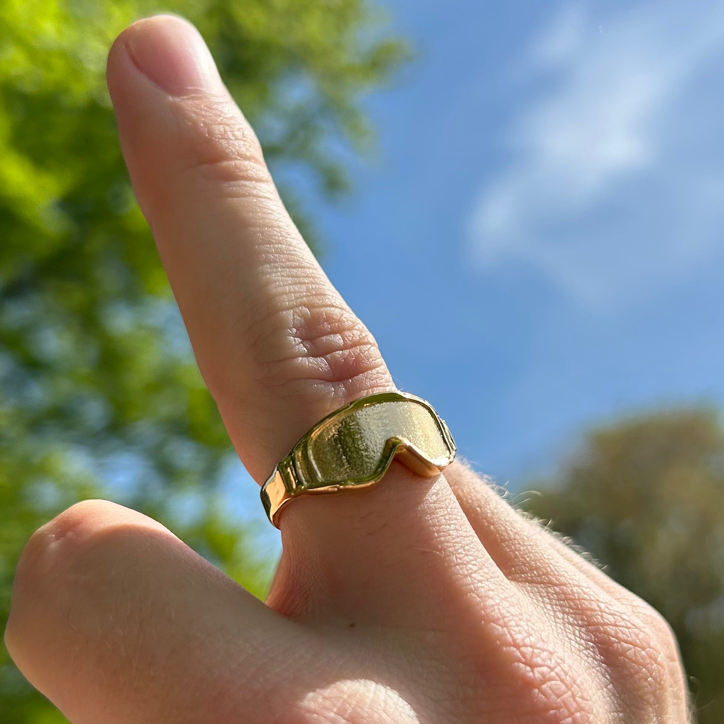 mx goggles ring gold