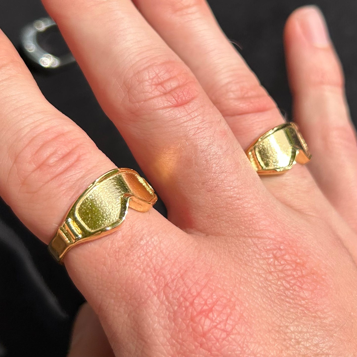 mx goggles ring gold